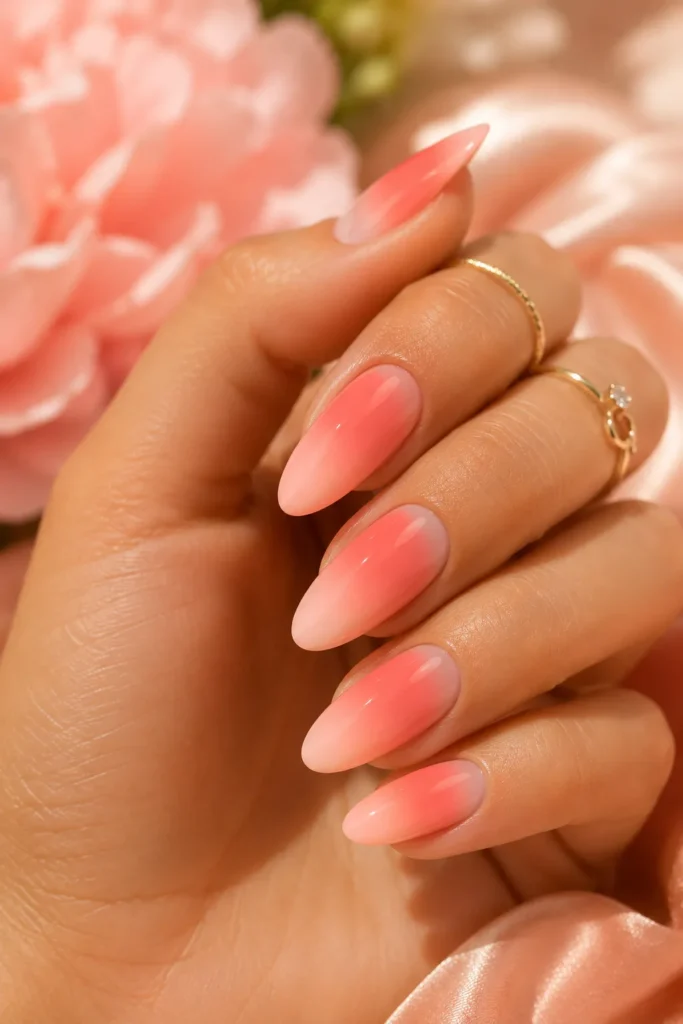 Stunning Coral Nails