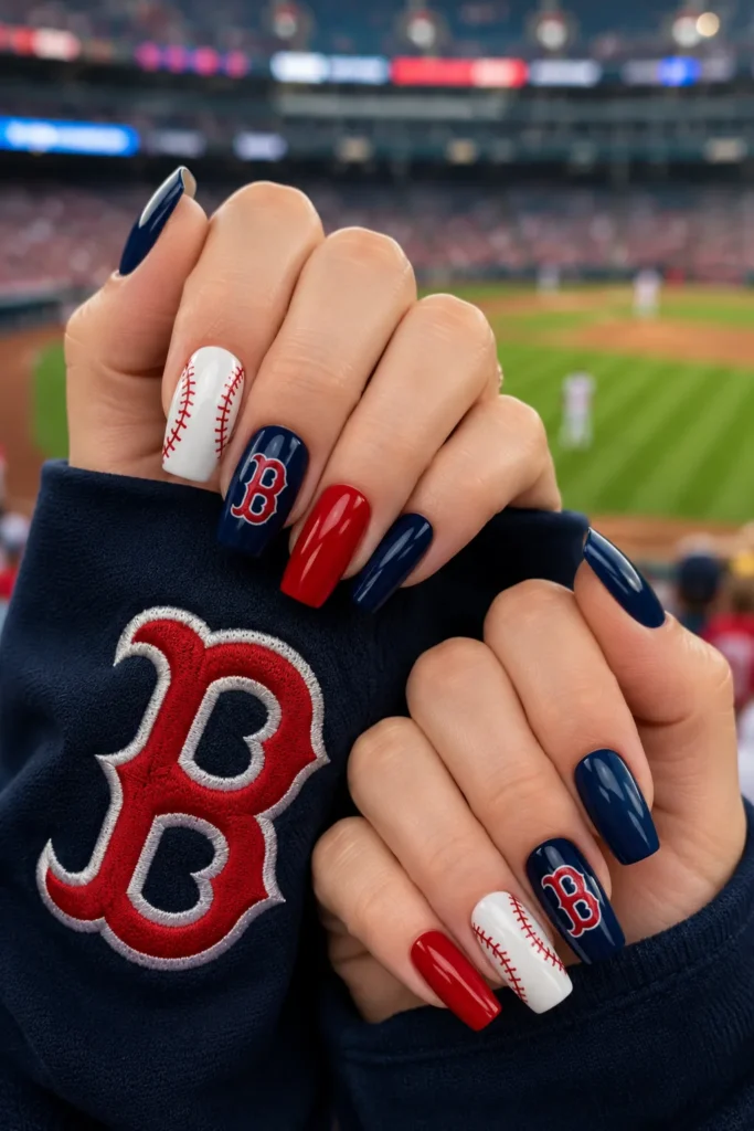 Baseball Nail Ideas
