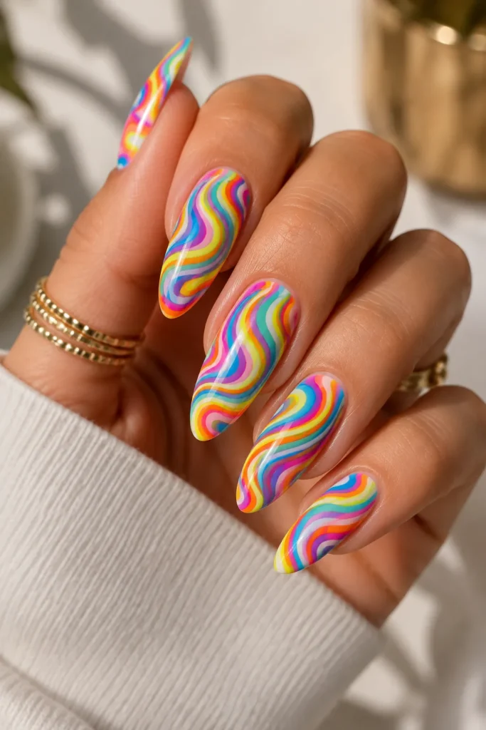 Rainbow Nail Designs