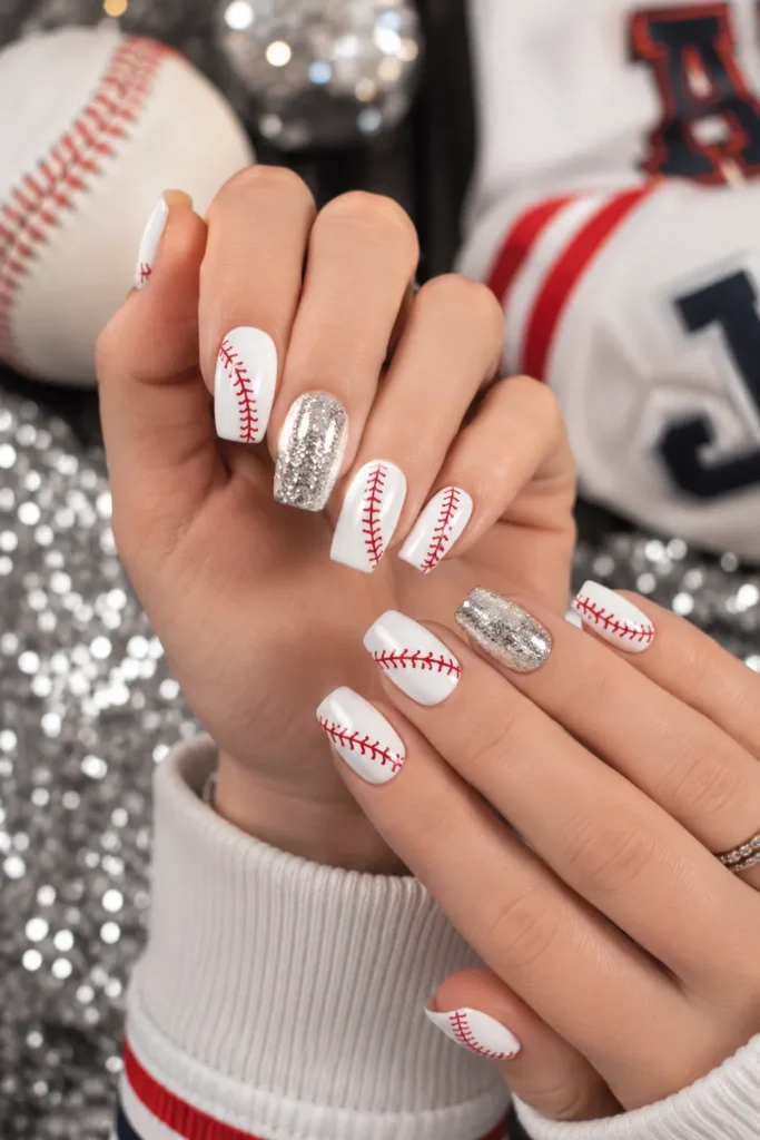 Baseball Nail Ideas