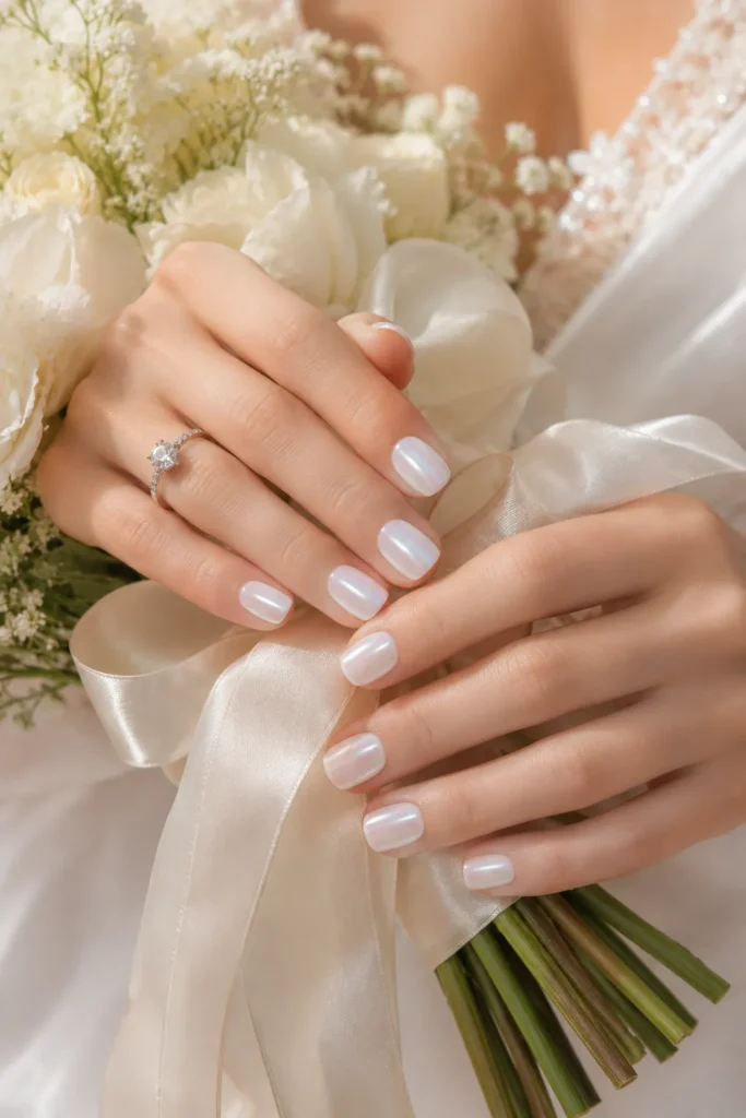 Short Wedding Nails