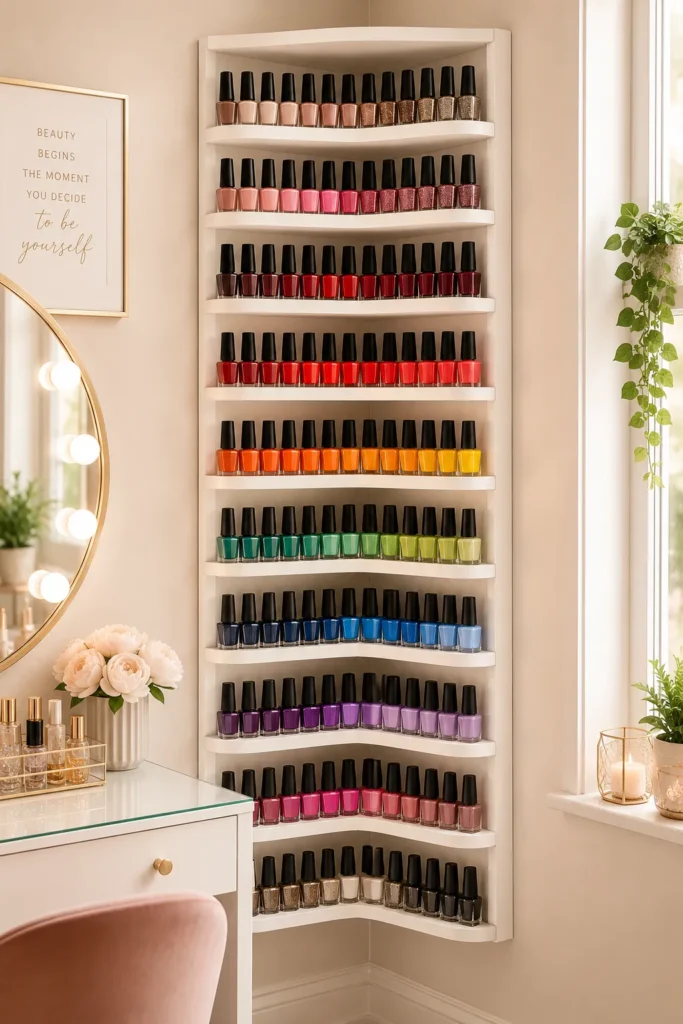 Nail Polish Shelves