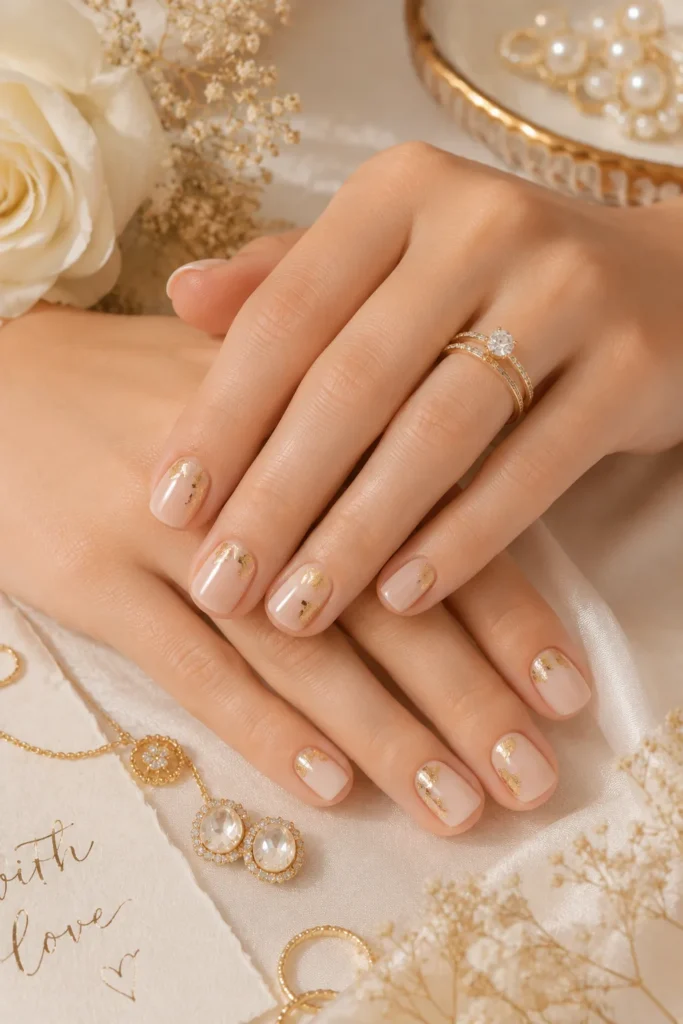 Short Wedding Nails