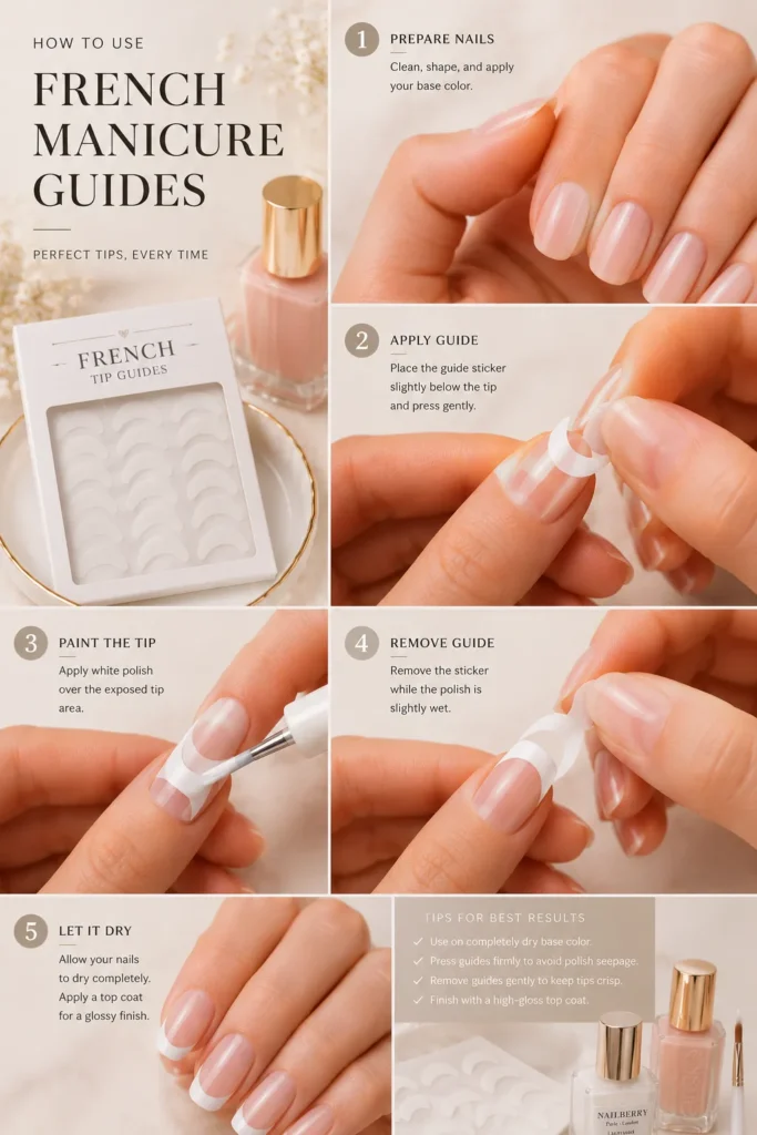 Drawing French Tip Nails