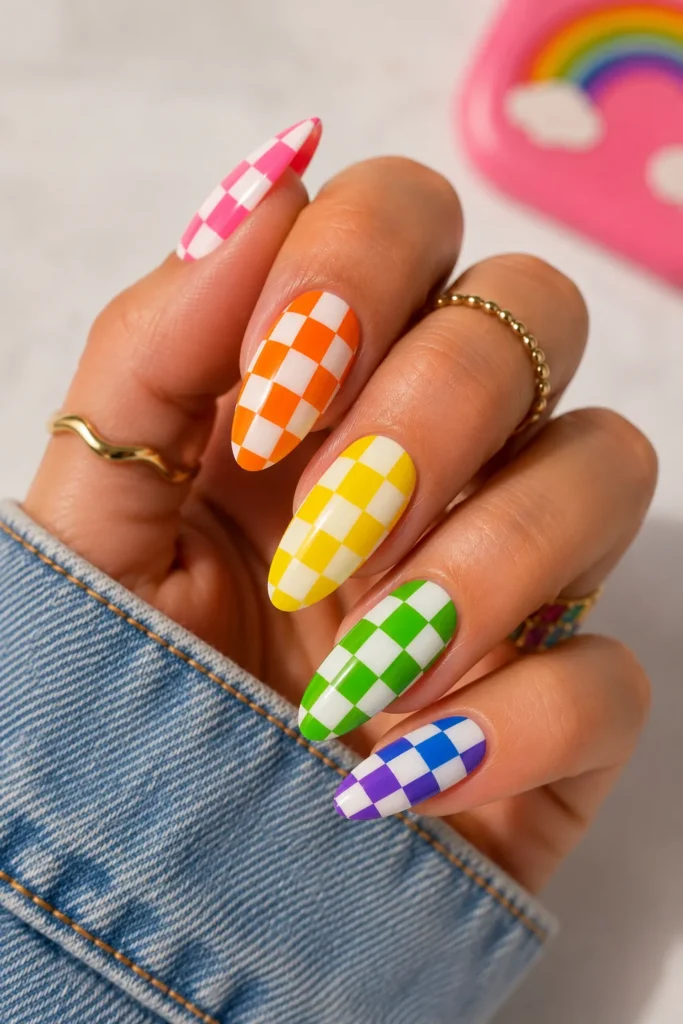 Rainbow Nail Designs