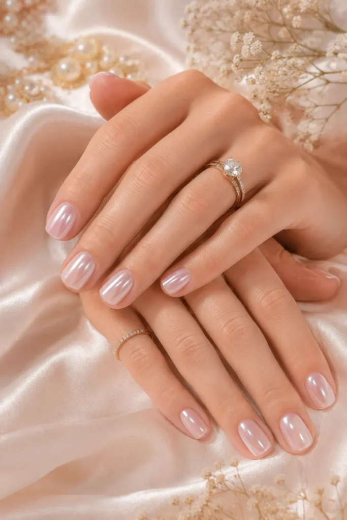 Short Wedding Nails