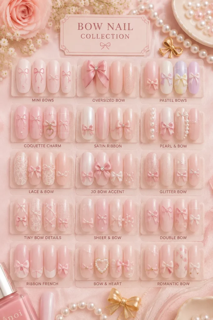 Bow Nail Art