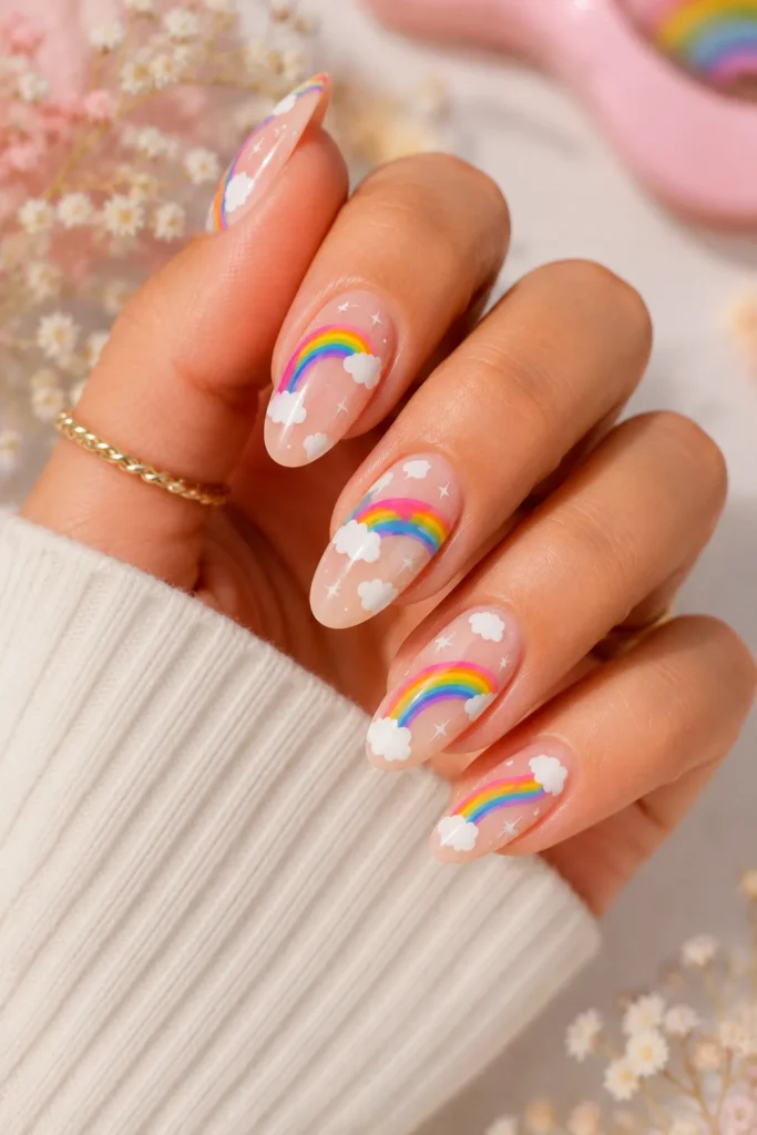Rainbow Nail Designs