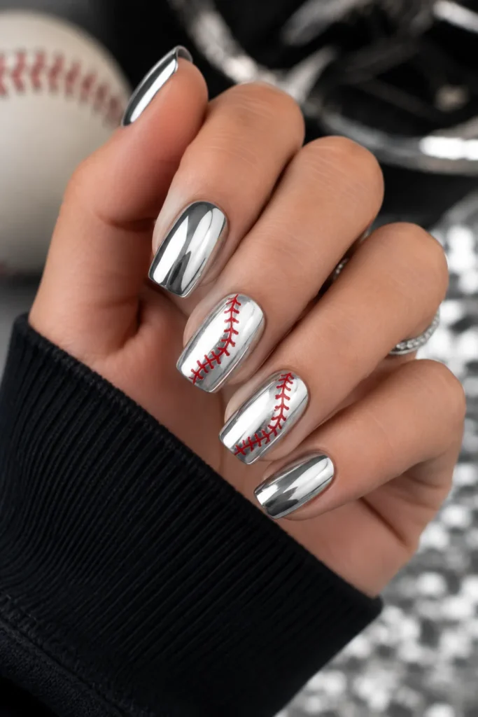 Baseball Nail Ideas