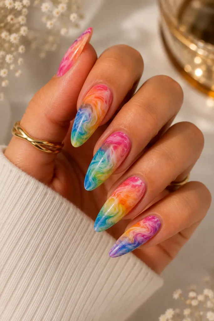 Rainbow Nail Designs