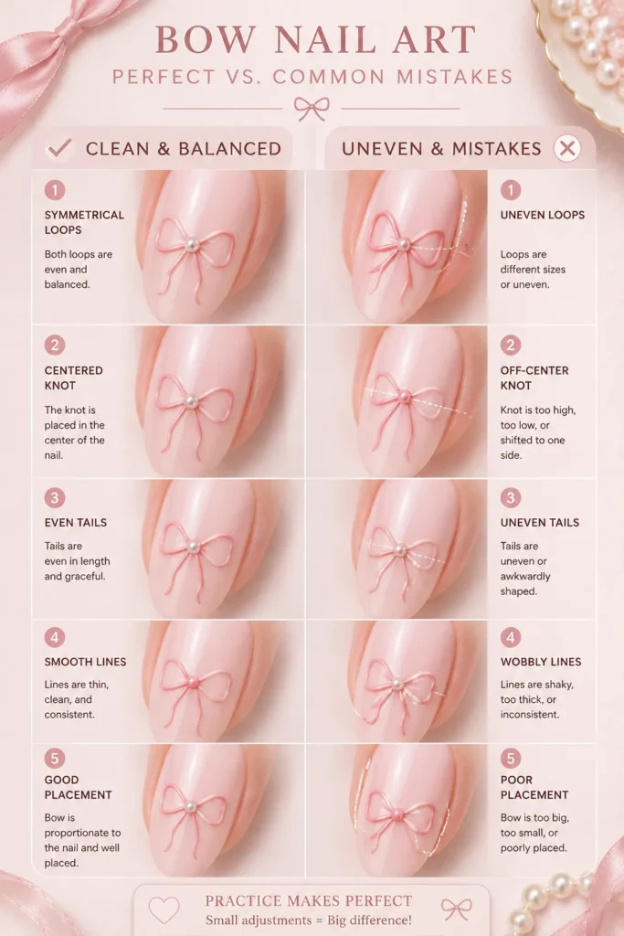 Bow Nail Art