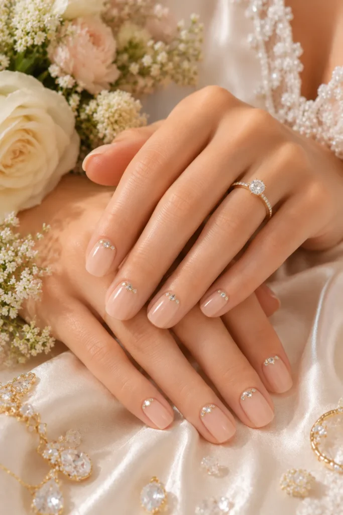 Short Wedding Nails