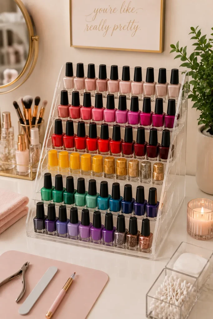 Nail Polish Shelves