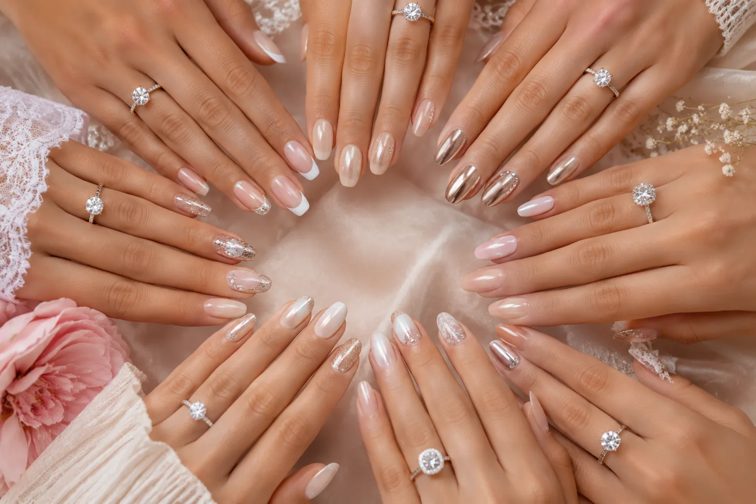 Engagement Nail Designs