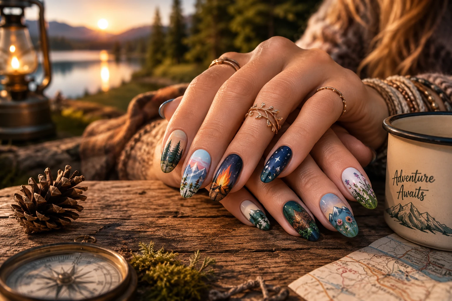 Camping Nail Ideas