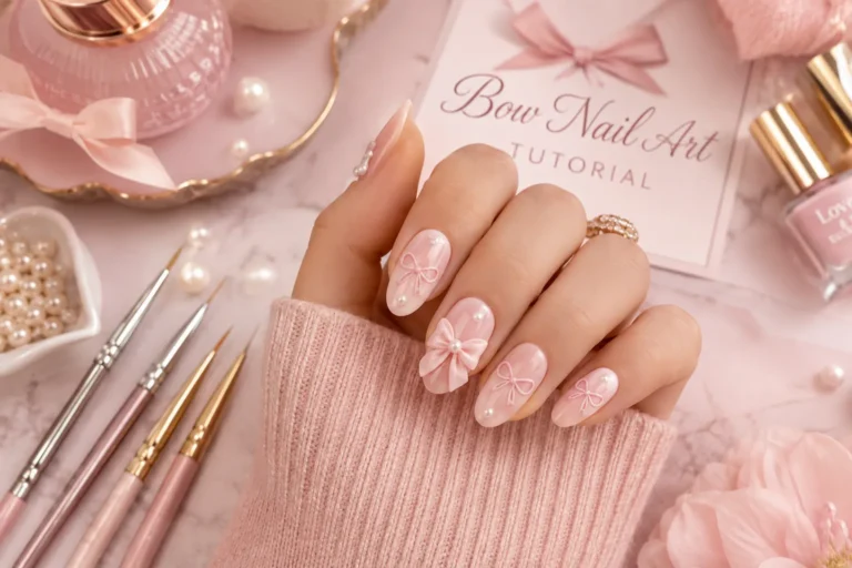 Bow Nail Art