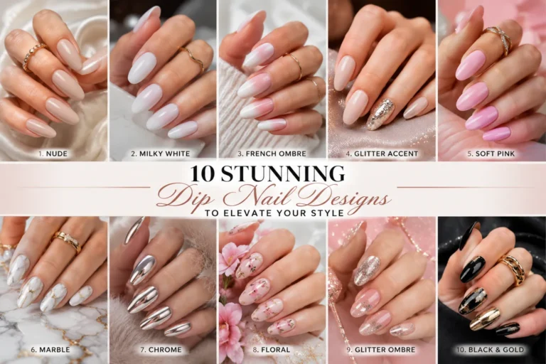 Dip Nail Designs