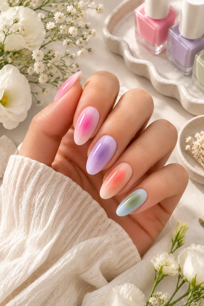 DIY aura nails