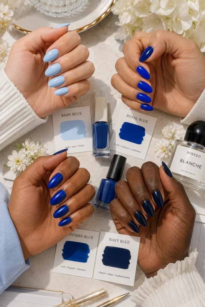 Blue Nail Polishes