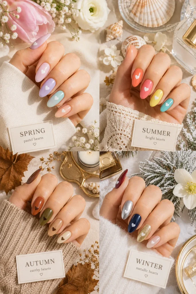 Heart Nails