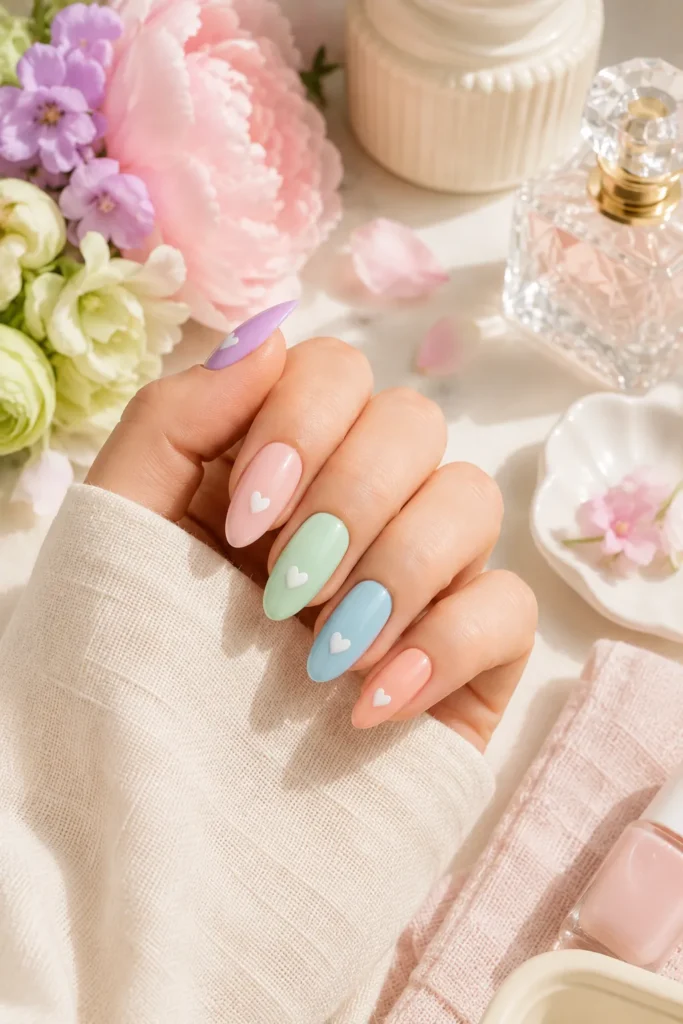 Heart Nails