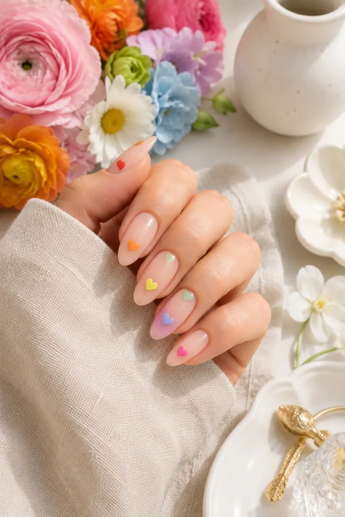 Heart Nails
