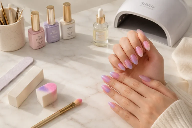 DIY Aura Nails