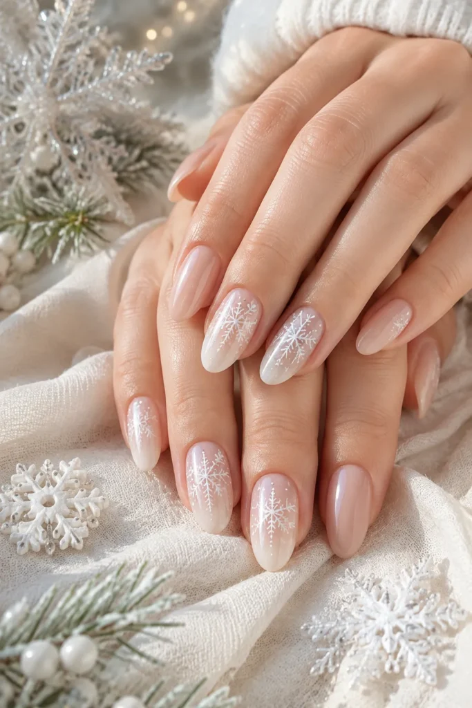 Snowflake Nails