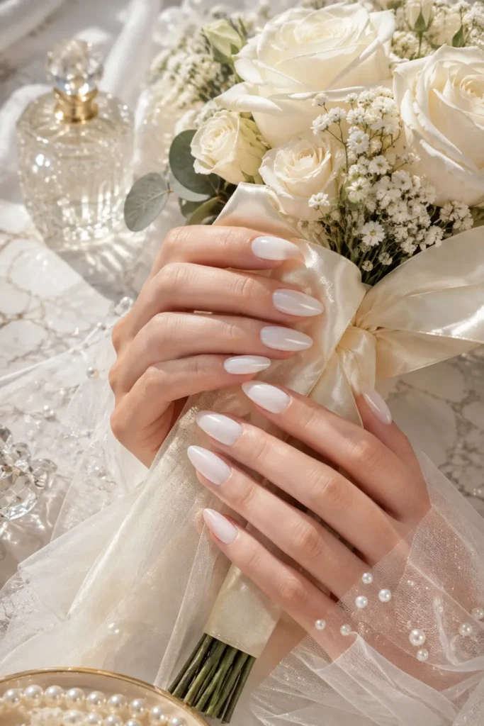 Winter Wedding Nails