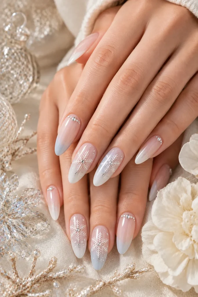 Snowflake Nails