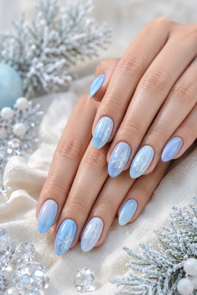 Snowflake Nails