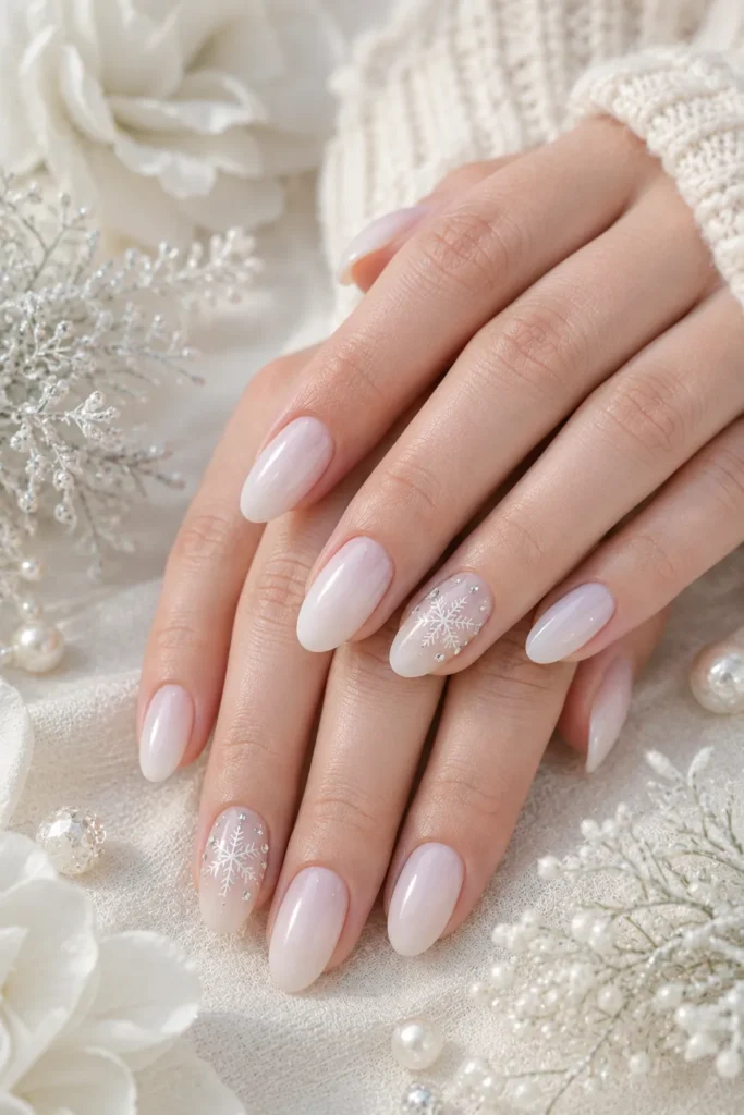 Snowflake Nails