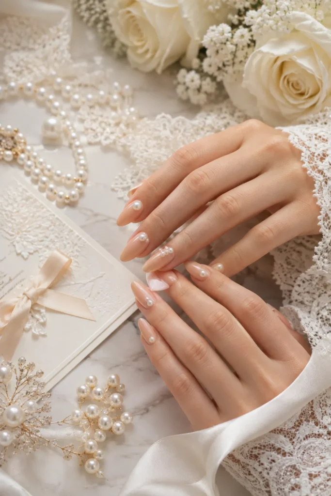 Winter Wedding Nails