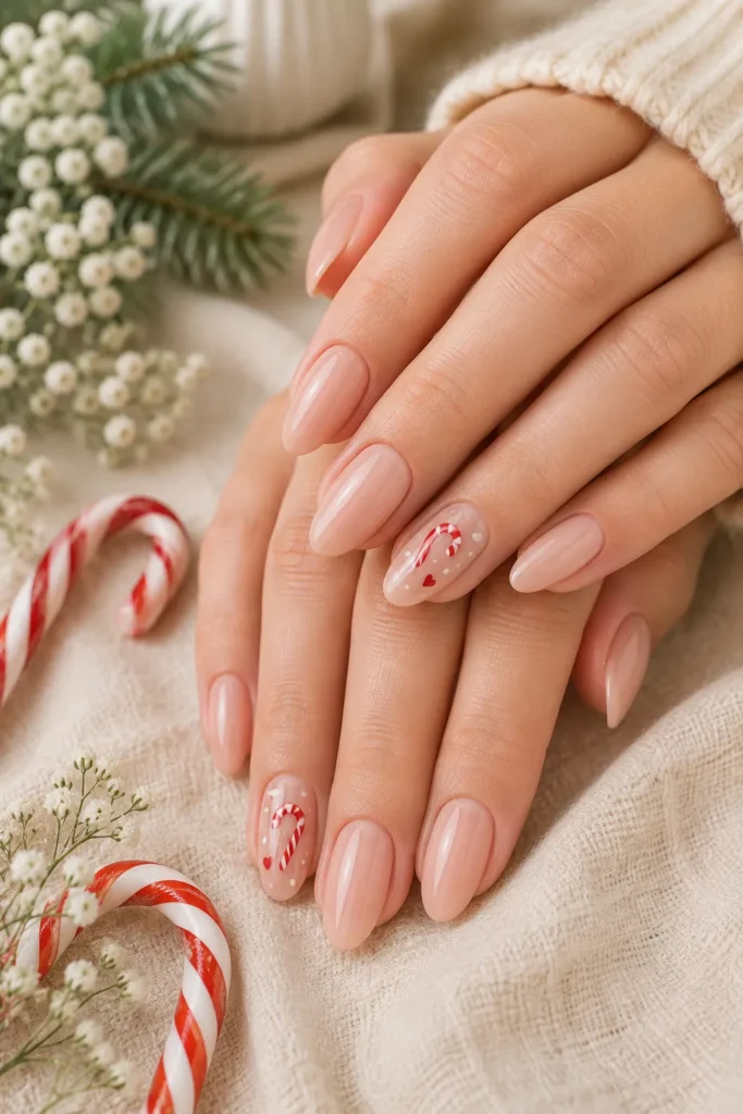 Candy Cane Nails