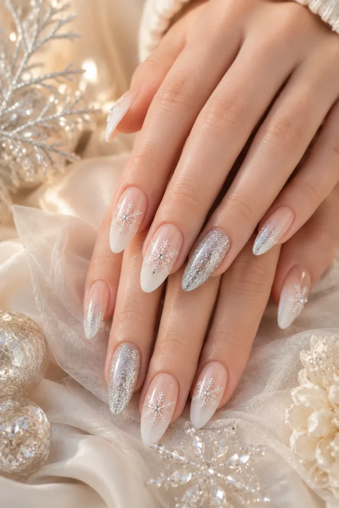 Snowflake Nails