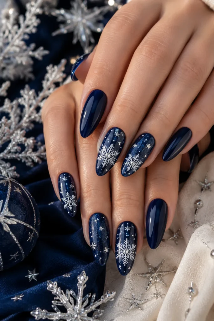 Snowflake Nails