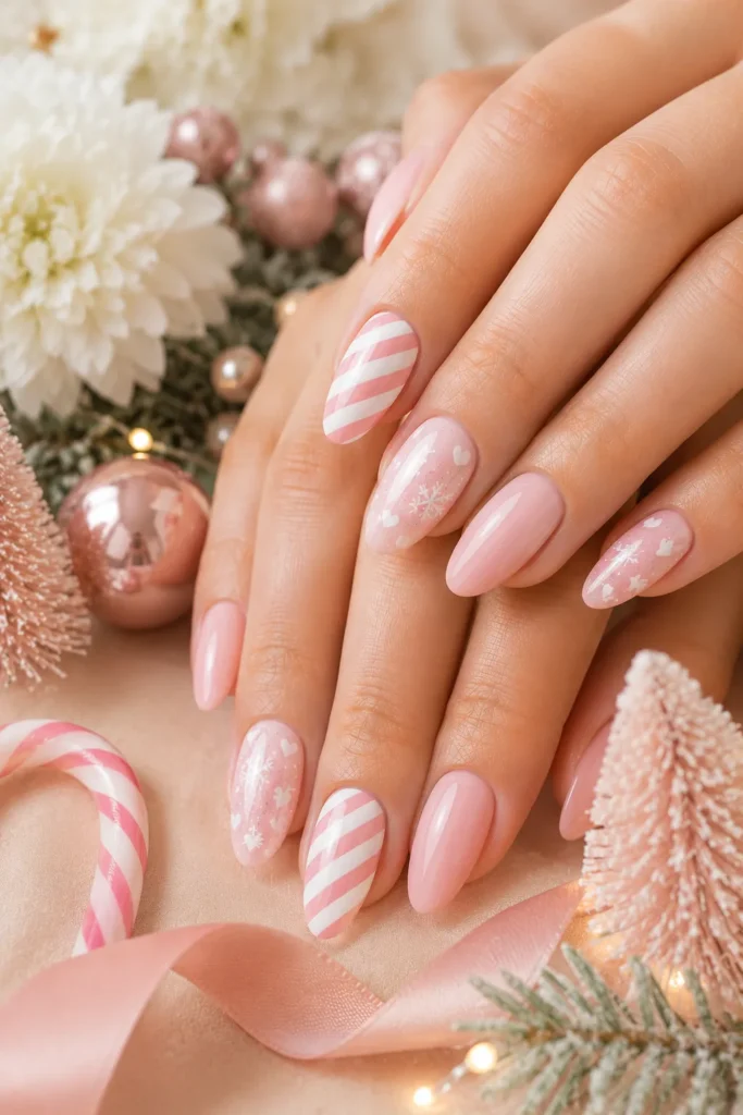 Candy Cane Nails