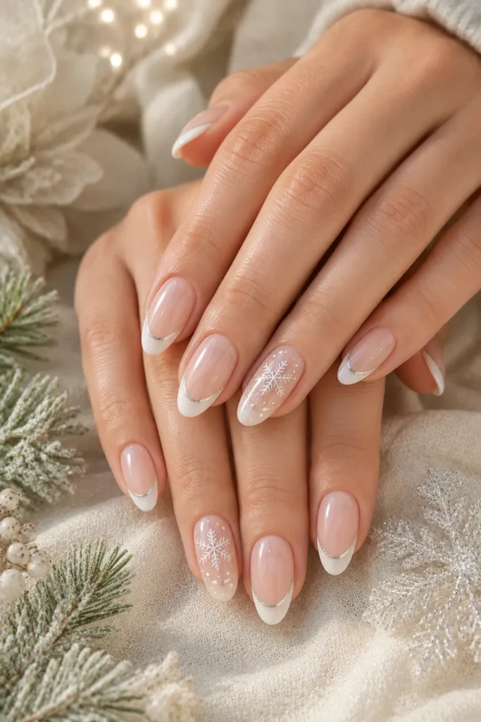 Snowflake Nails