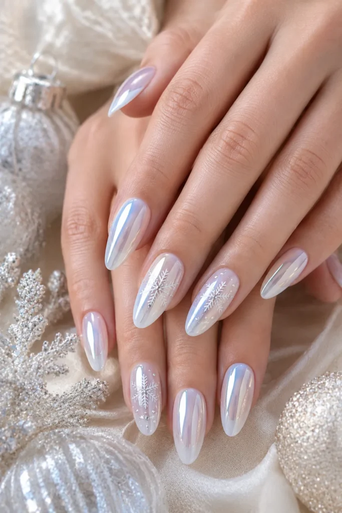 Snowflake Nails