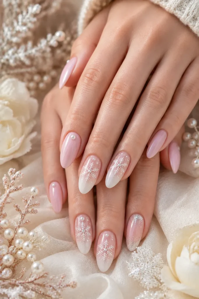 Snowflake Nails