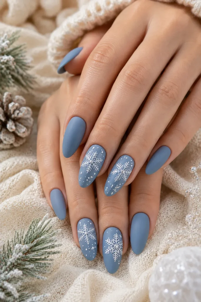 Snowflake Nails