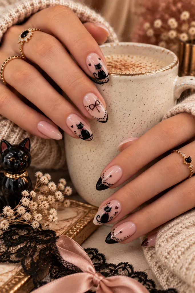 Black Cat Nails