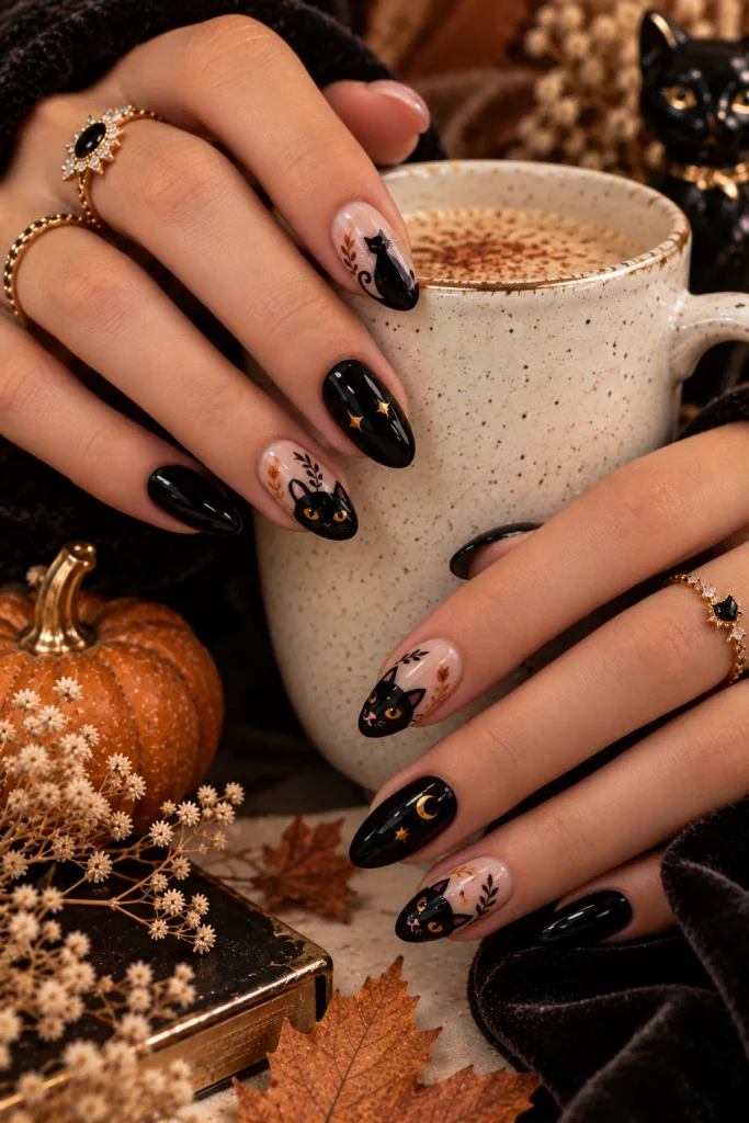 Black Cat Nails