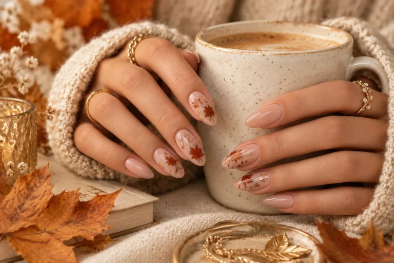 Fall Leaf Nails